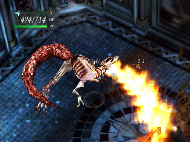 Aya is burned while shooting T-Rex